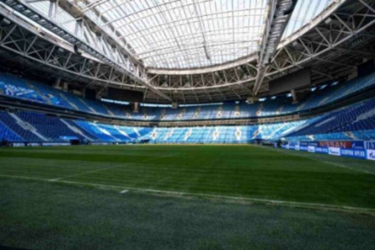 Gazprom Arena, em São Petersburgo, na Rússia, está pronta(Foto: AFP)