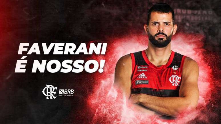 Vitor Faverani é o primeiro reforço para a temporada (Foto: Divulgação/Flamengo)