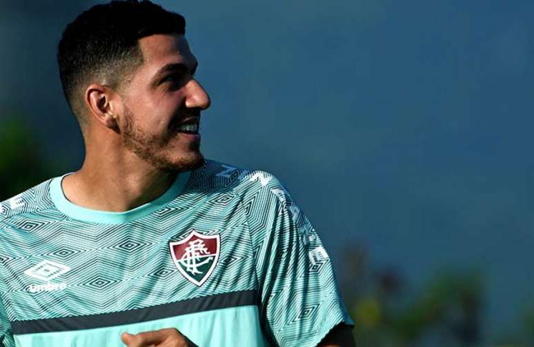 Nino voltou aos treinamentos do Fluminense (Foto: MAILSON SANTANA/FLUMINENSE FC)