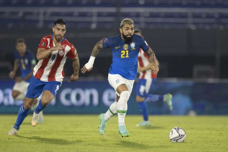 Gabigol é um dos cinco desfalques do Flamengo por conta da Copa América (Foto: Lucas Figueiredo / CBF)