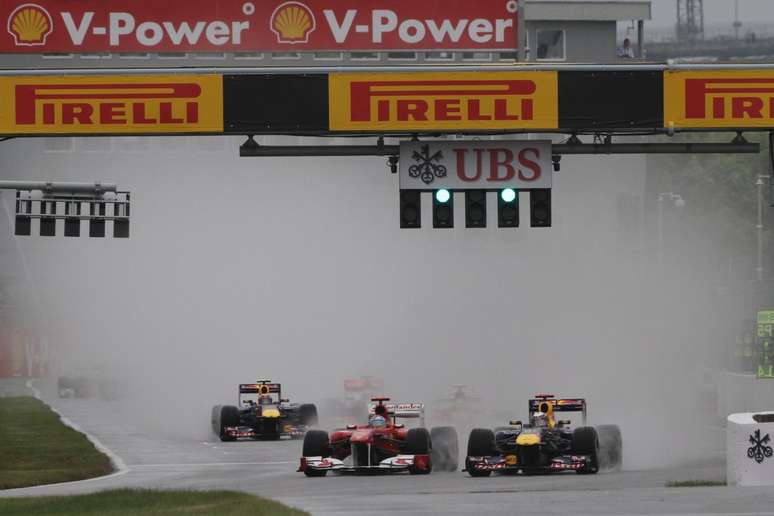 Chuva marcou o GP do Canadá de 2011 