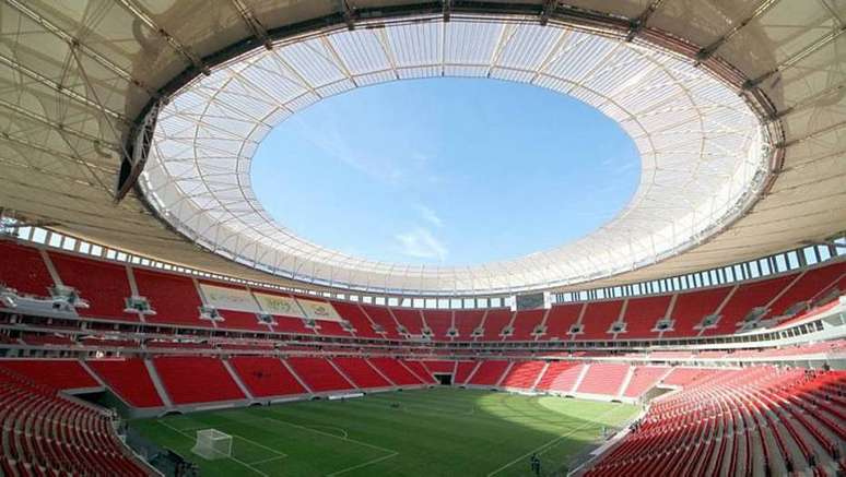 Estádio Mané Garrincha, palco de Brasil x Venezuela na Copa América.
