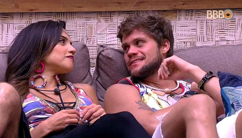 Paula e Breno no BBB18. TV Globo/Reprodução