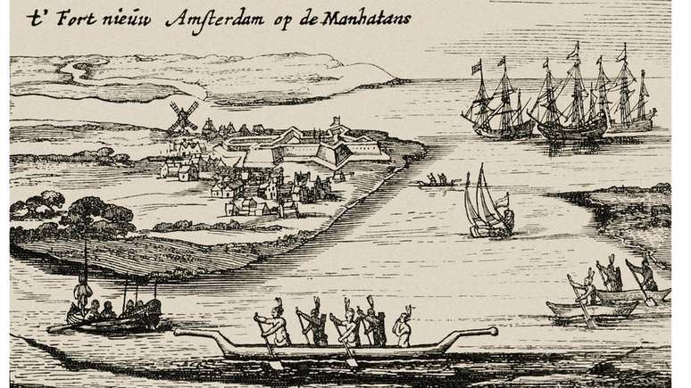 Os holandeses fundaram Nova Amsterdã, que mais tarde se tornaria Nova York, anos depois que Rodríguez morou lá