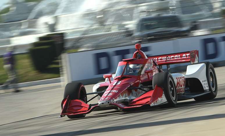 Marcus Ericsson caiu na primeira fase em Detroit 2 