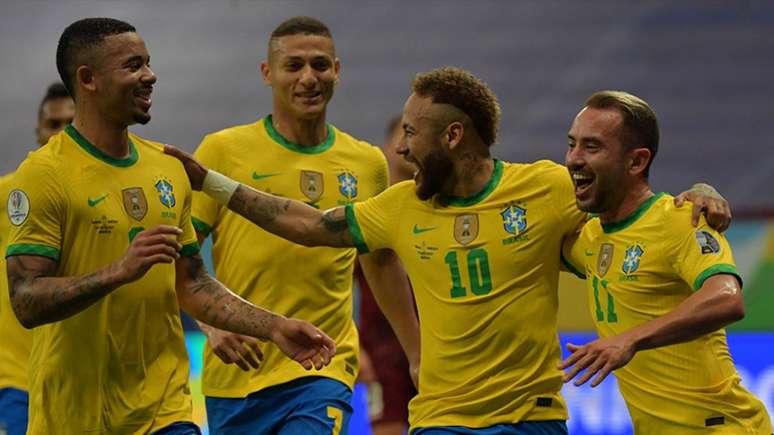 Seleção venceu a Venezuela na abertura da Copa América (NELSON ALMEIDA / AFP)