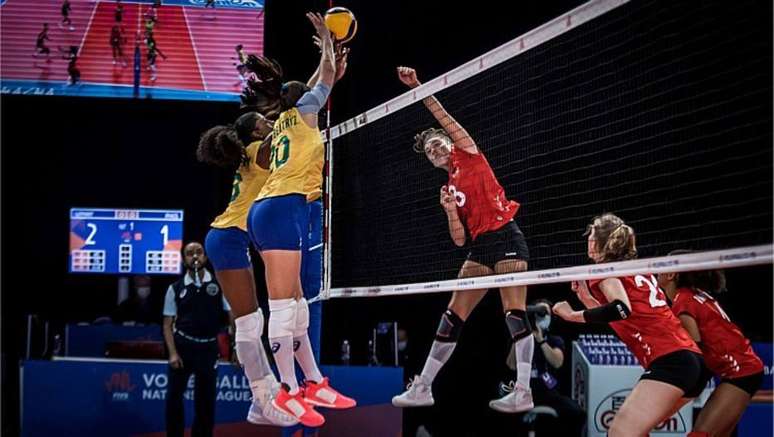 Brasil bate a Alemanha por 3 sets a 1