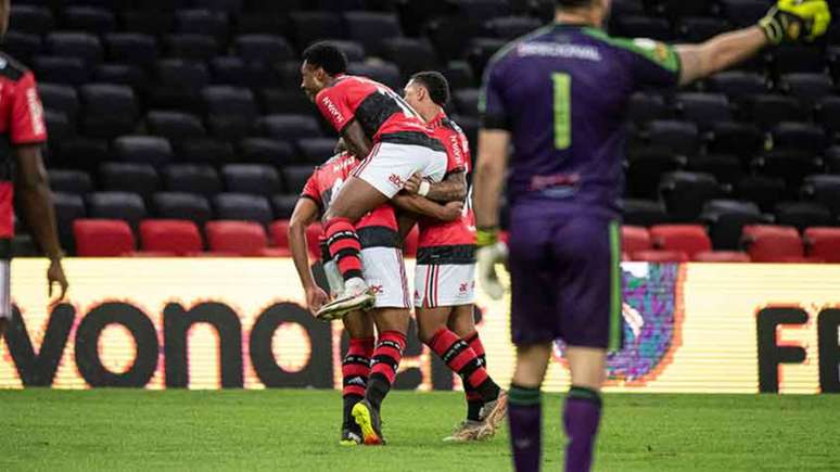 Pela 3ª rodada do Brasileiro, Flamengo venceu o América-MG por 2 a 0 (Foto: Alexandre Vidal / Flamengo)
