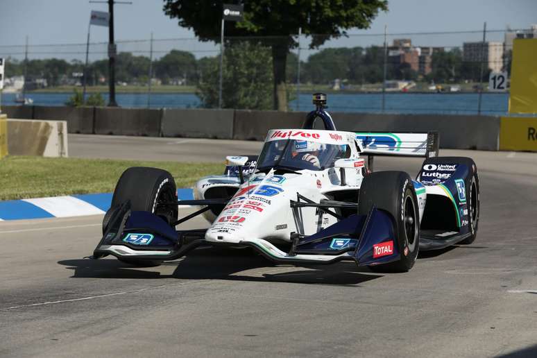 Rahal foi quinto em Detroit 