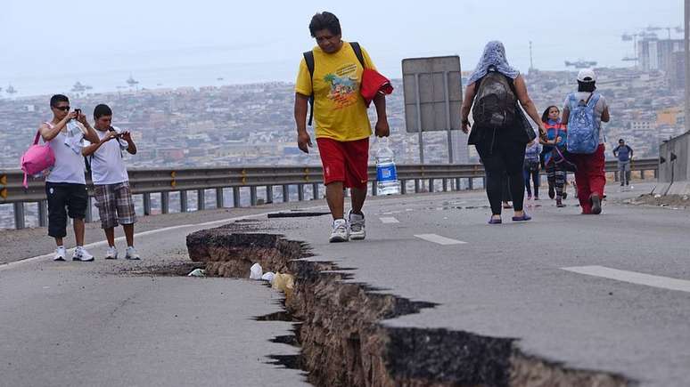 O abalo sísmico de magnitude 8,2 em Iquique, no Chile, também foi precedido por um terremoto lento