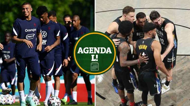 O dia será agitado por partidas de futebol, basquete e muito mais! (Montagem LANCE!)