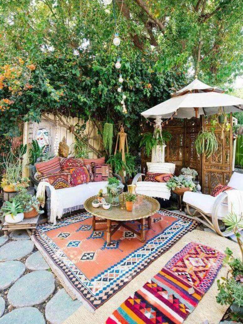 34. Ideias para jardim com decoração colorida – Foto The Design Network