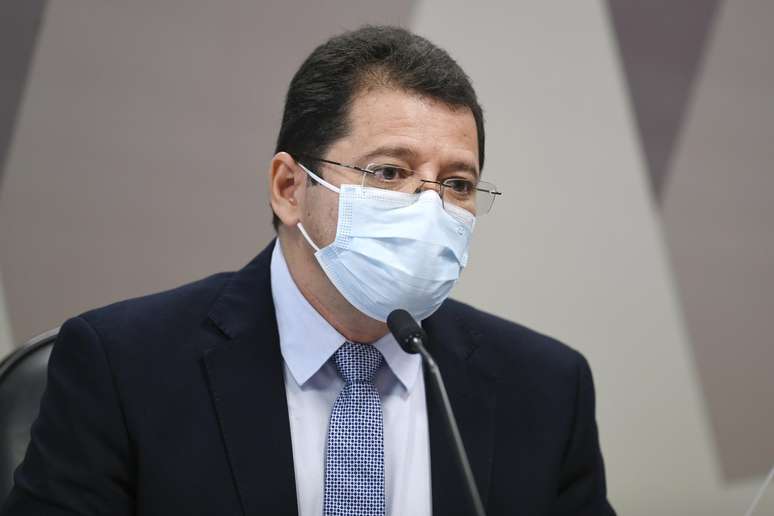 Marcellus Campêlo,  ex-secretário de Saúde do Amazonas, presta depoimento na CPI da Covid