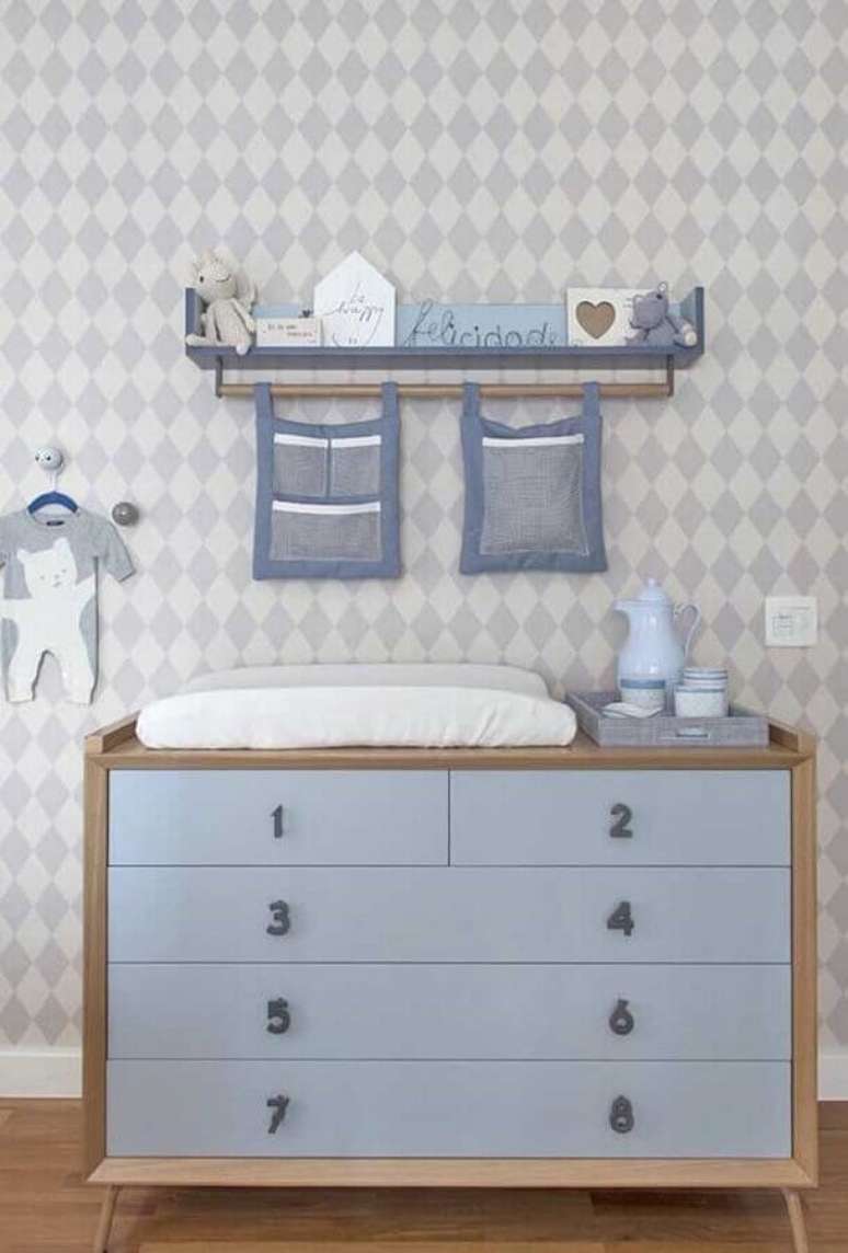 3. Invista em modelos divertidos de cômoda para quarto infantil – Foto: Pinterest