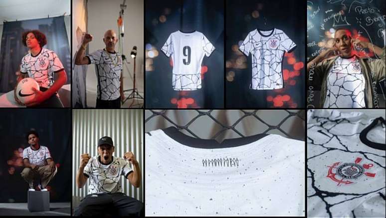Inspirado pela quebra de barreiras, Corinthians apresenta nova camisa nesta quarta-feira