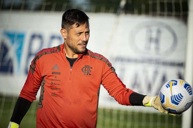 Diego Alves está sem sofrer gols há quatro partidas pelo Flamengo (Foto: Alexandre Vidal/Flamengo)