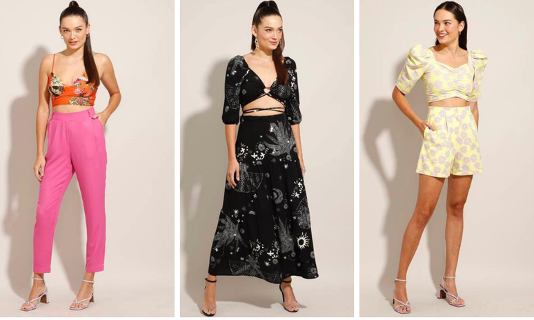 Looks da Juliette para a C&A (Fotos: Divulga&ccedil;&atilde;o)