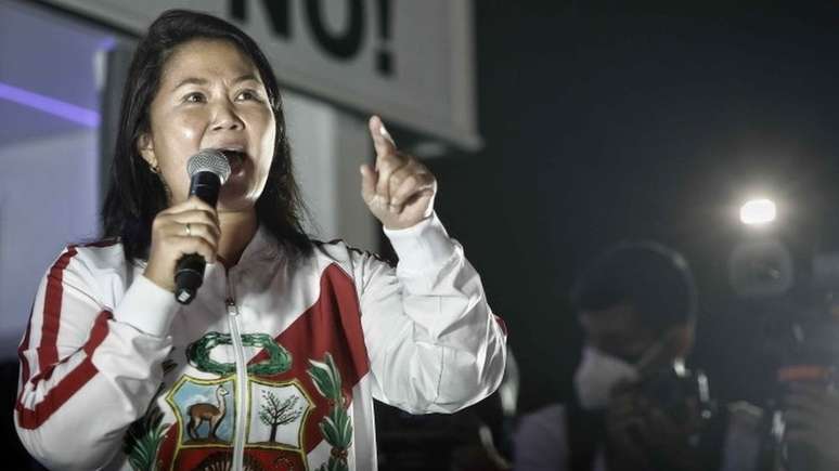 Keiko Fujimori denunciou uma suposta fraude no segundo turno