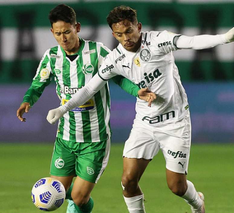 Gustavo Scarpa participou dos três gols do Palmeiras contra o Juventude (Foto: Cesar Greco/Palmeiras)