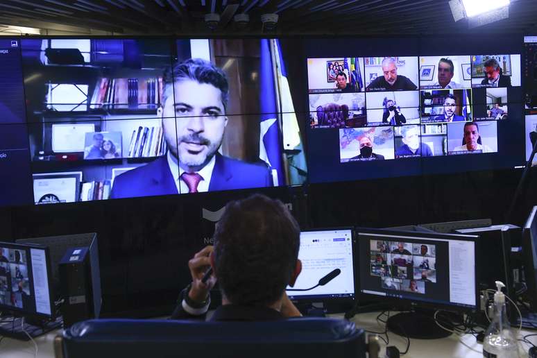 Marcos Rogério, relator da proposta, em sessão do Senado