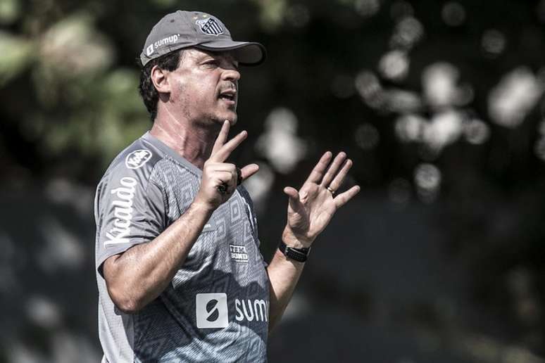 Fernando Diniz aprovou as estreias de Camacho e Vinícius Zanocelo (FOTO: Ivan Storti/Santos FC)