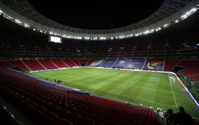 Estádio Mané Garrincha em Brasília
 18/6/2021  REUTERS/Henry Romero