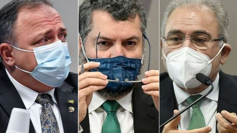 O general Pazuello, Ernesto Araújo e Marcelo Queiroga se tornaram investigados