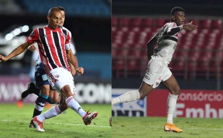 Miranda e Arboleda são desfalques na defesa (Fotos: Staff Images / CONMEBOL eRubens Chiri / saopaulofc.net)