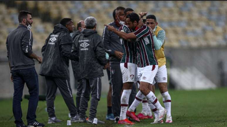Fluminense conseguiu vitória importante para figurar entre os 5 primeiros (Foto: LUCAS MERÇON / FLUMINENSE F.C.)