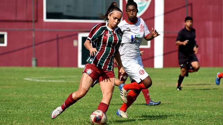 Letícia ainda não tinha feito gols no Brasileirão A2 (MAILSON SANTANA/FLUMINENSE FC)