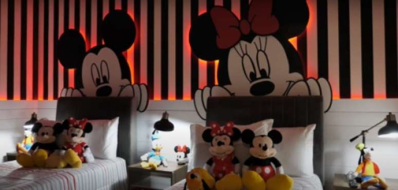 Quarto do Mickey e Minnie (Foto: Reprodução)