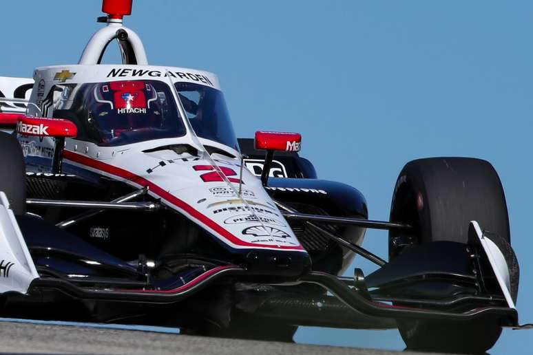 Josef Newgarden vai muito bem em Elkhart Lake até aqui 