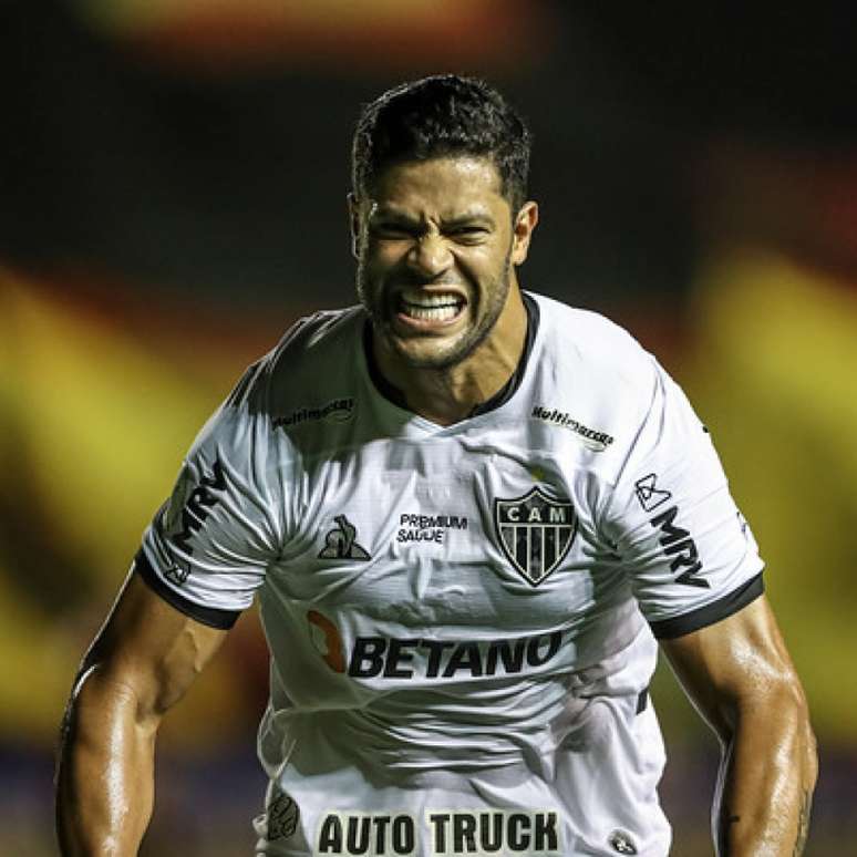 Hulk chegou no Atlético Mineiro no início da temporada e se converteu de ponta-direita para centro-avante (Pedro Souza/Atlético-MG)