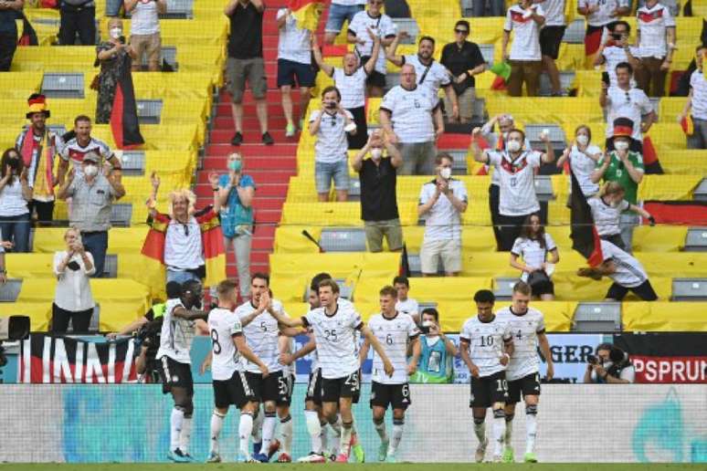 Alemanha faz grande partida e vence Portugal na Eurocopa (MATTHIAS SCHRADER / POOL / AFP)