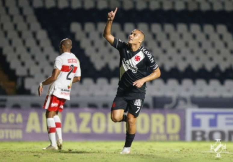 Léo Jabá marcou seu primeiro gol pelo Vasco (Rafael Ribeiro/Vasco)