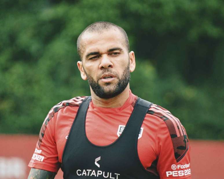 Daniel Alves defenderá a Seleção Olímpica em Tóquio (Foto: Divulgação/São Paulo)