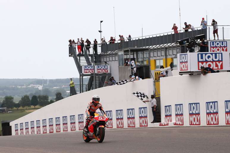 Marc Márquez encerrou uma longa seca de vitórias também da Honda 