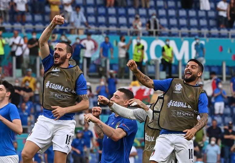 Já classificada, a seleção italiana foi ao jogo com um time misto, com vários jogadores considerados reservas