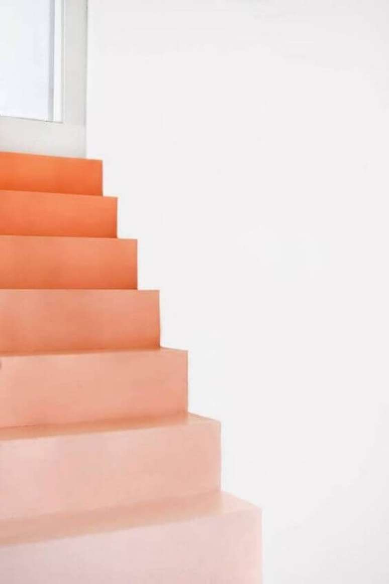 24. Escada com tons de pessego – Foto Daninoe