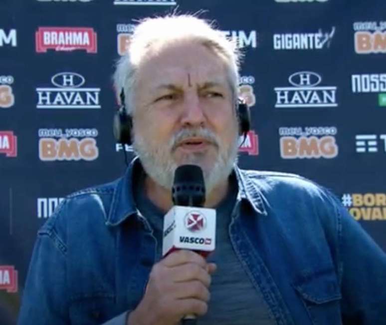 José Luis Moreira foi VP de futebol do Vasco até o fim do Brasileirão 2020 (Foto: Reprodução/Vasco TV)