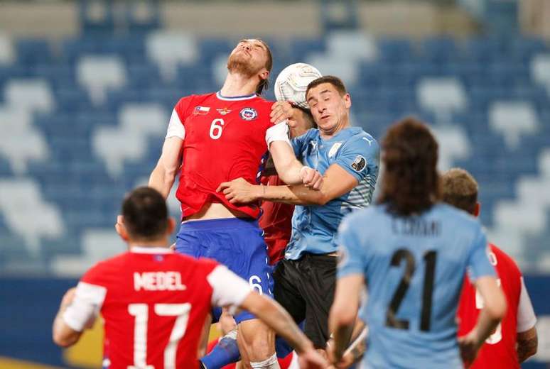 Uruguai e Chile empatam por 1 x 1
 21/6/2021   REUTERS/Rodolfo Buhrer