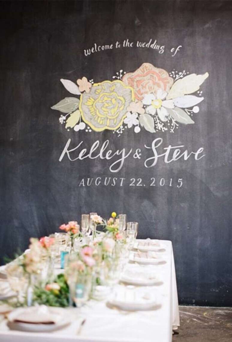 20. Invista em detalhes personalizados para a decora&ccedil;&atilde;o mini wedding &ndash; Foto: Inspired By This