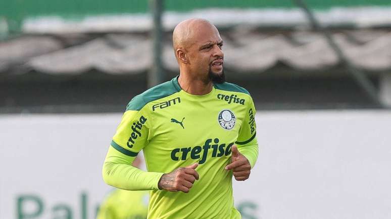 Na semana passada, Felipe Melo completou 200 jogos com a camisa do Palmeiras (Foto: Cesar Greco/Palmeiras)