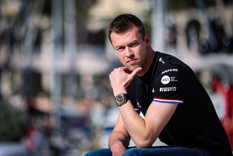 Daniil Kvyat é o atual piloto reserva da Alpine 