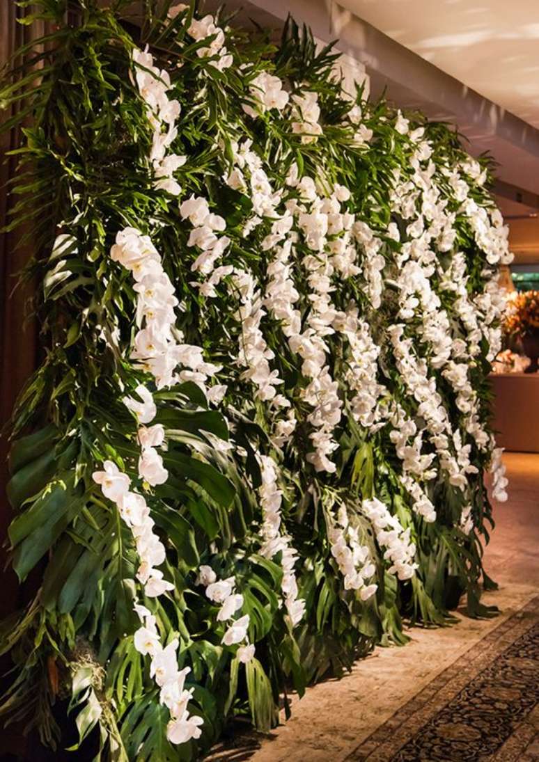 50. Painel de flores com orquideas &ndash; Foto constance Zahn