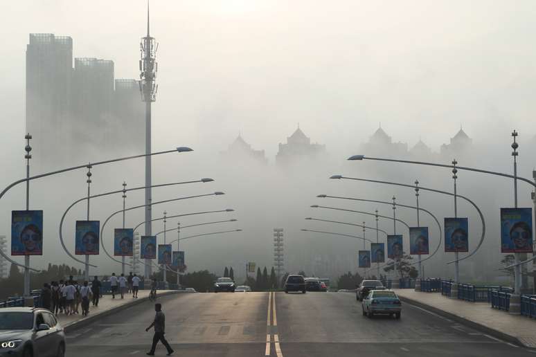 Neblina em Dalian