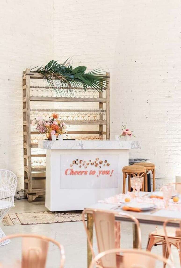 45. Casamento mini wedding com decoração simples – Foto: Pinterest