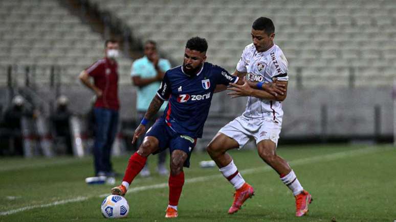 André, durante a partida com o Fortaleza, no Castelão (Foto: Lucas Merçon/Fluminense FC)