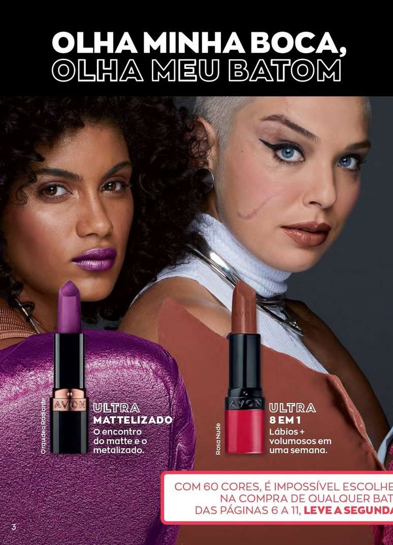 Giulia Dias na campanha da Avon 