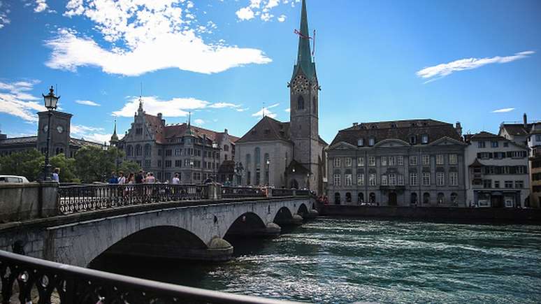 Zurique é um centro global de bancos e finanças